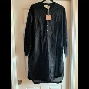 Acacia black beach cover up/ shirt